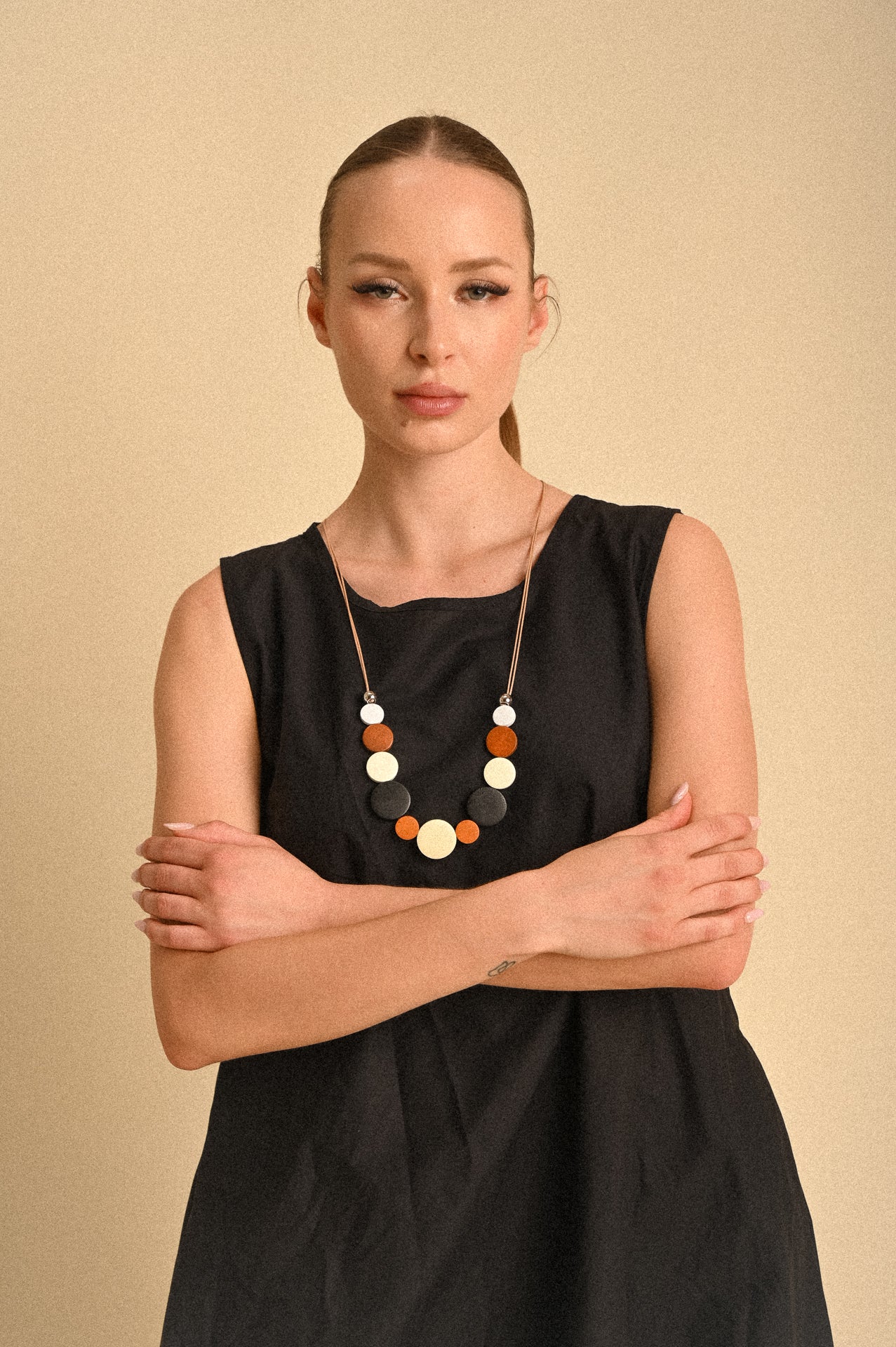Abito Balloon Nero Donna in Cotone 100% – Vestibilità Ampia