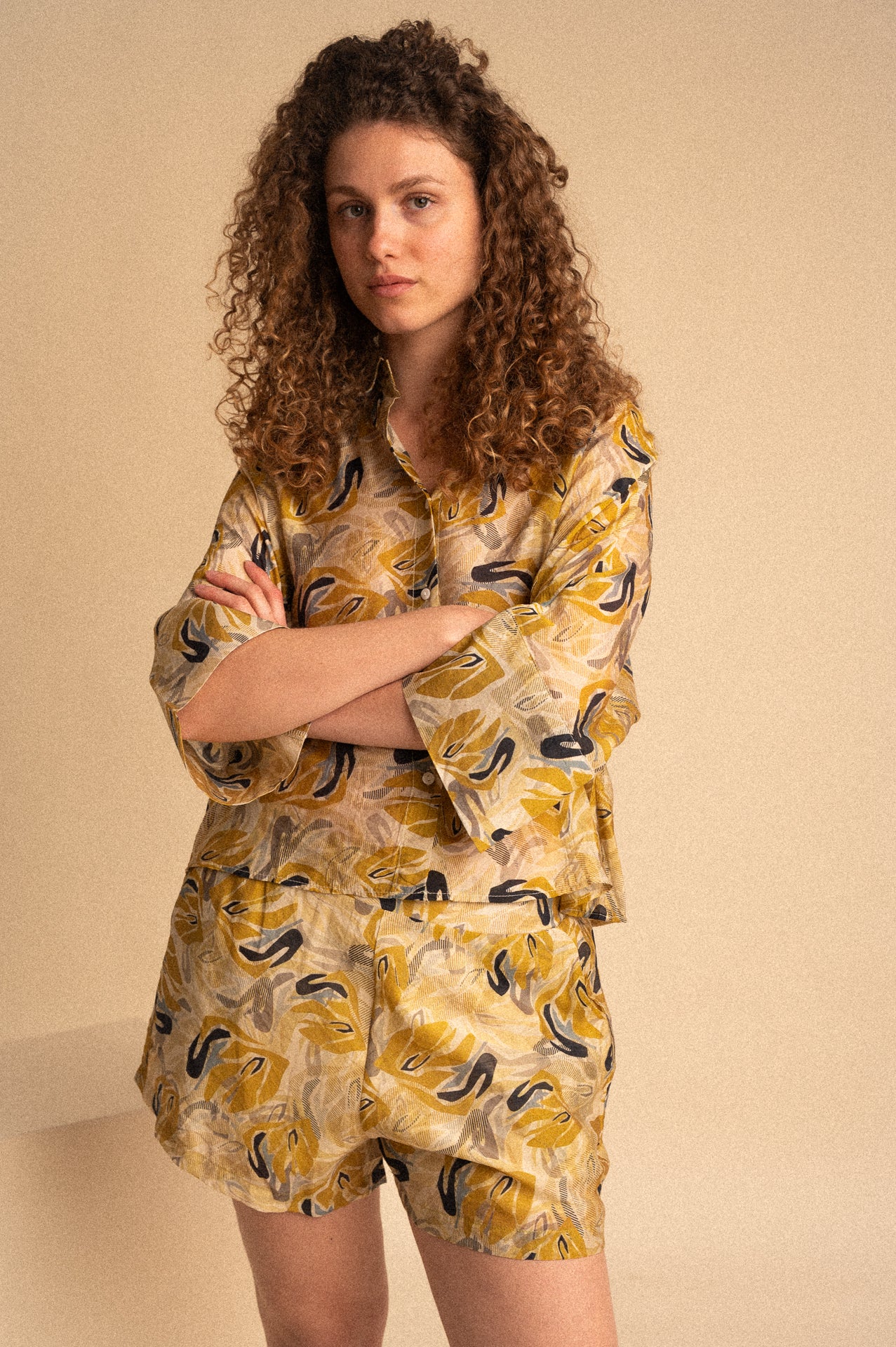 Camicia Donna Fantasia Flux – Manica Tre Quarti in Viscosa