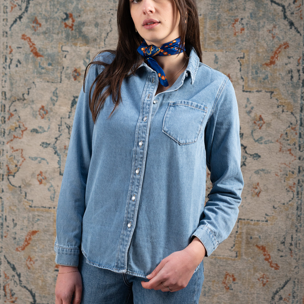 Camicia in jeans da donna