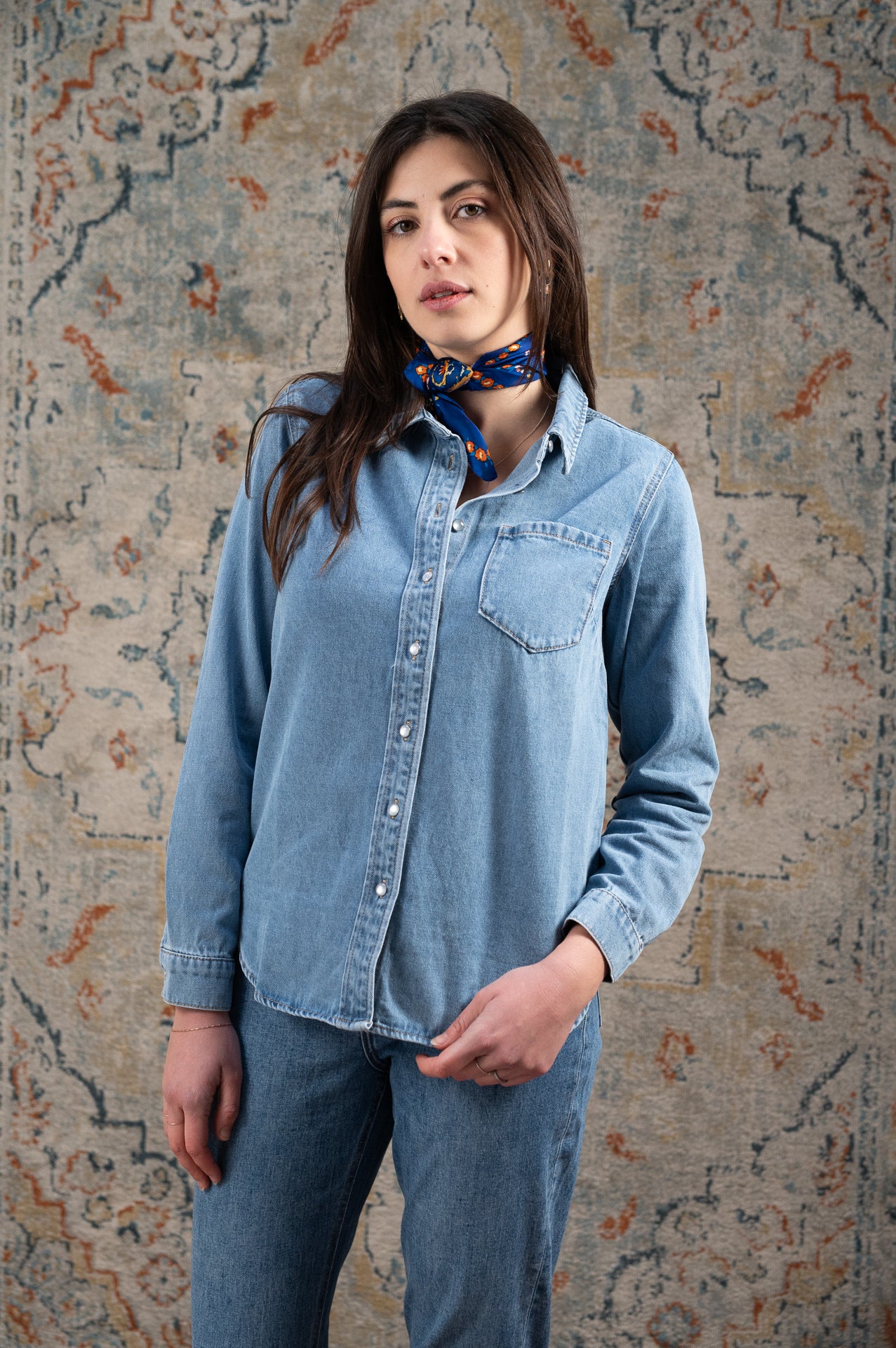 Camicia in jeans da donna