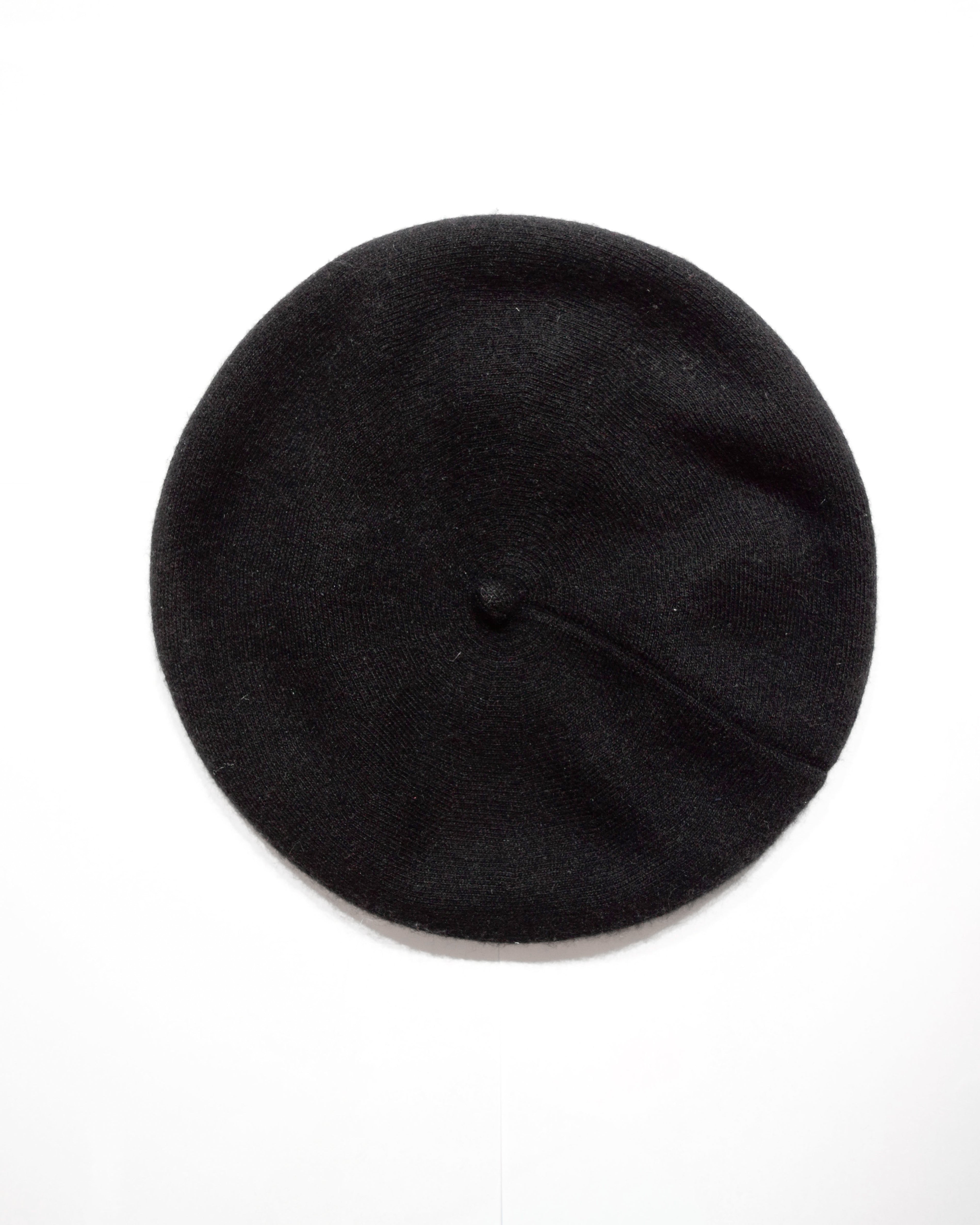 Cappello basco nero