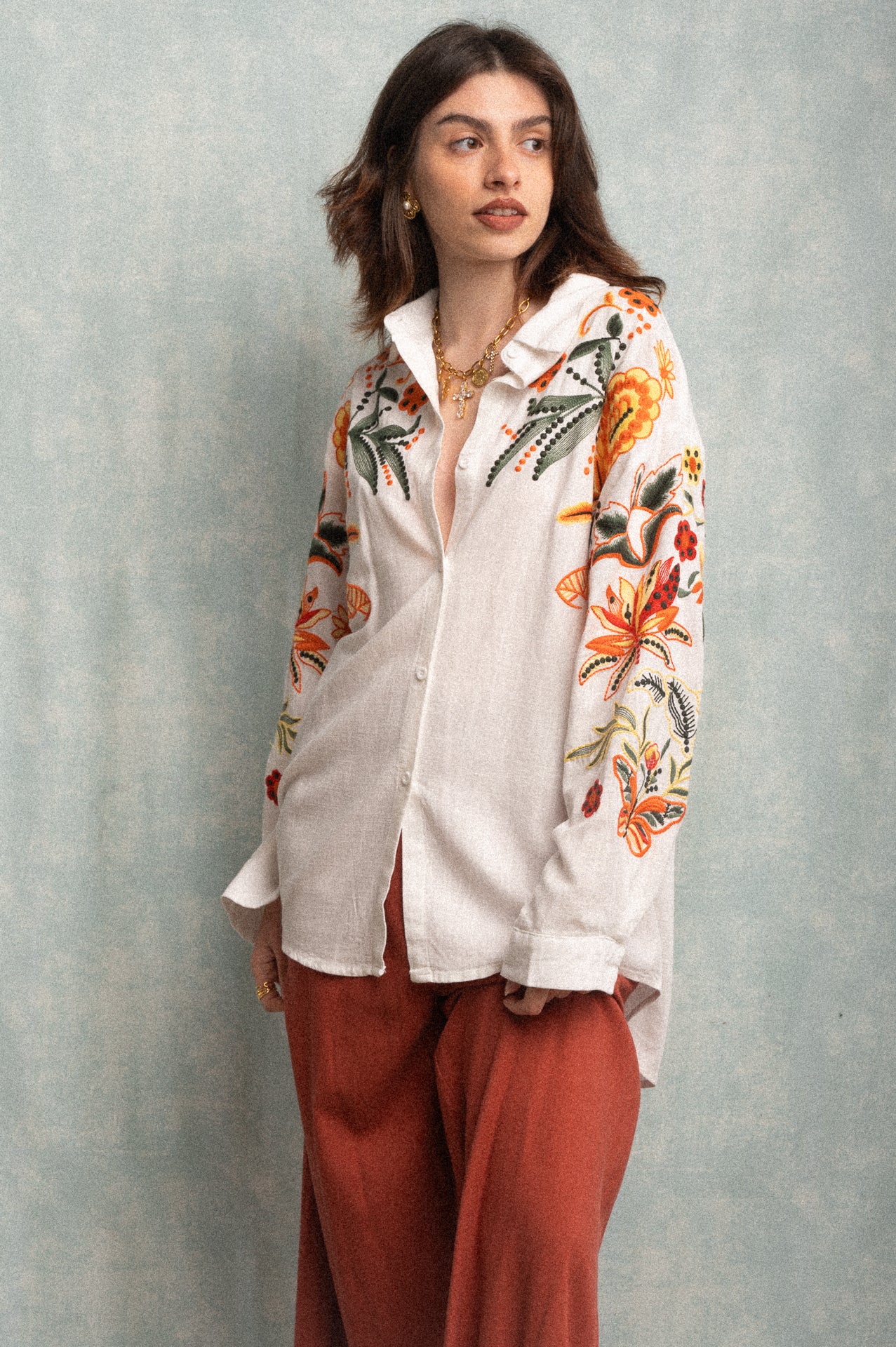 Camicia Justine a fantasia