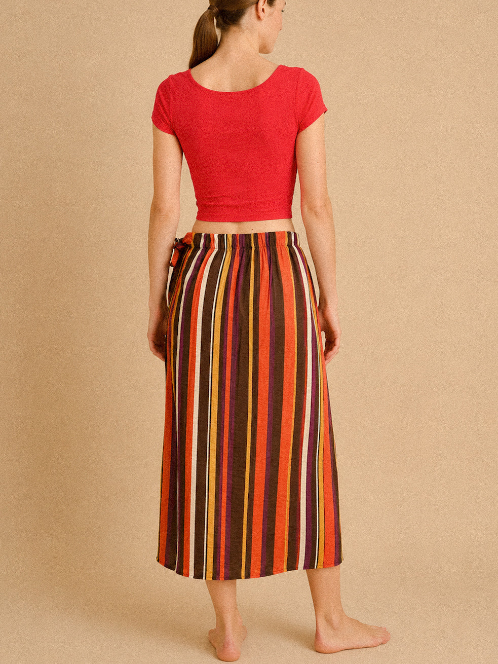 Gonna Portafoglio Donna Sunset Stripes Righe Multicolor