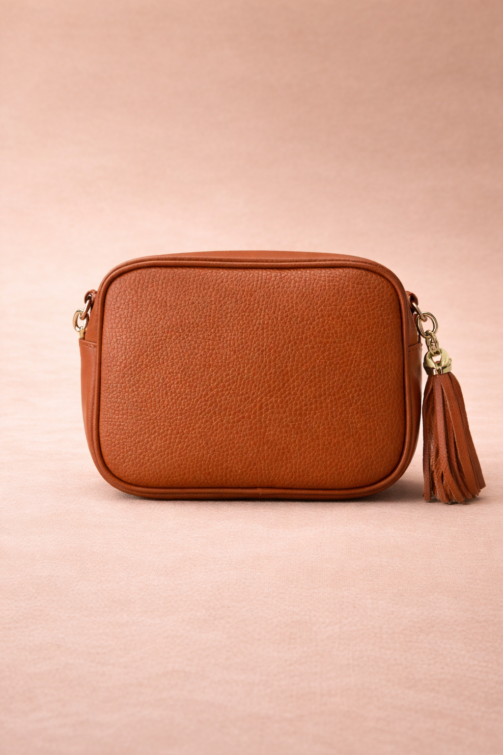 Pochette in Pelle Cuoio Made in Italy | Borsa con Tracolla