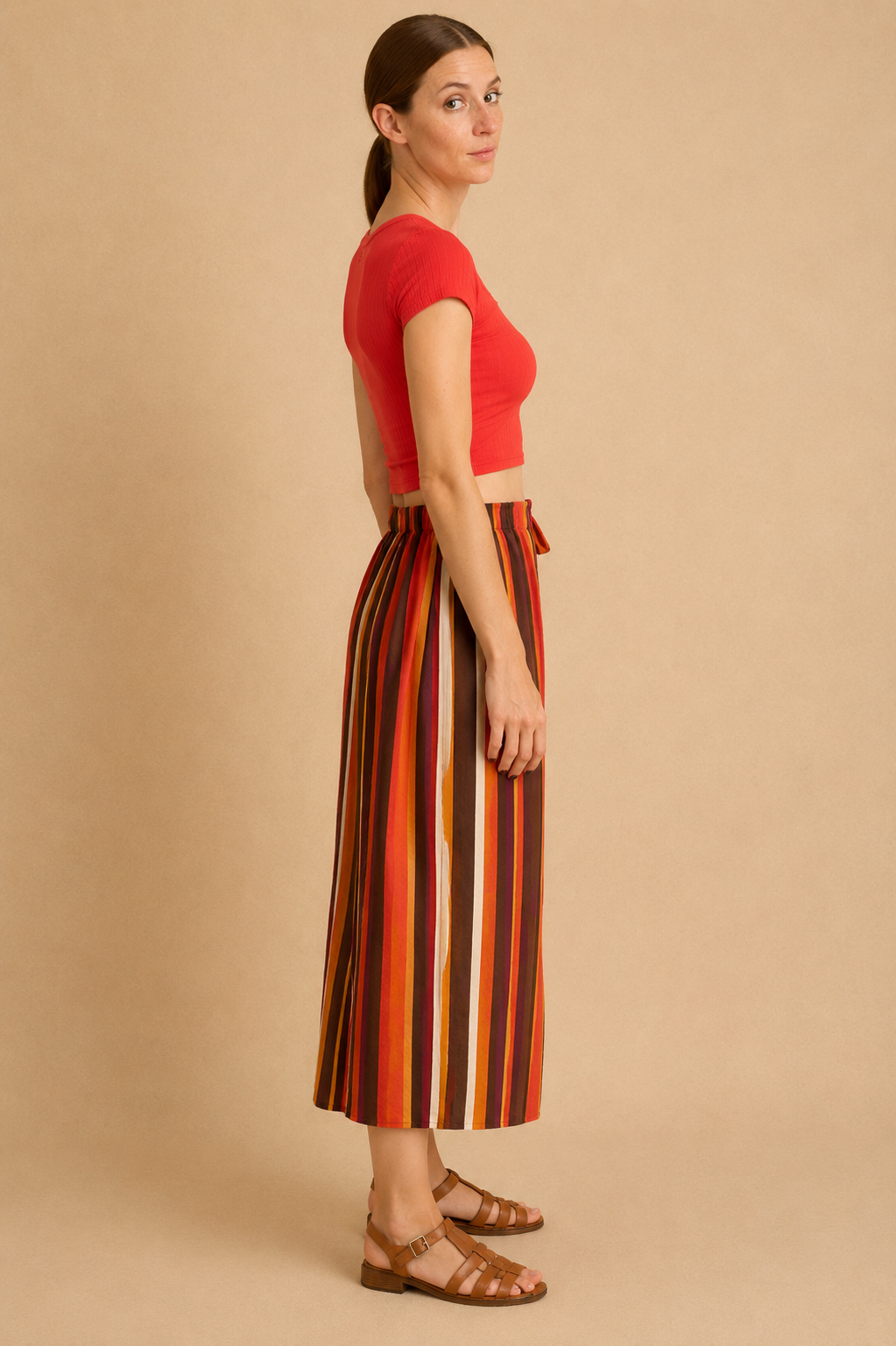 Gonna Portafoglio Donna Sunset Stripes Righe Multicolor