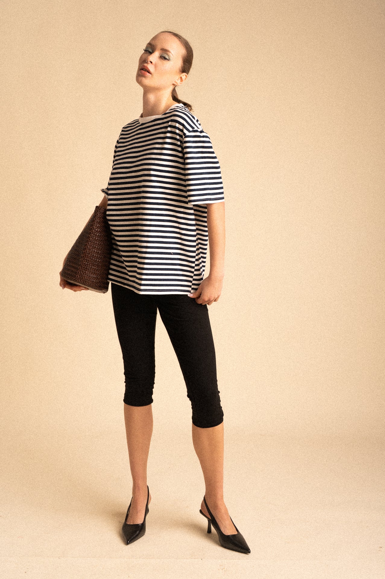 T-Shirt Breton Righe blu