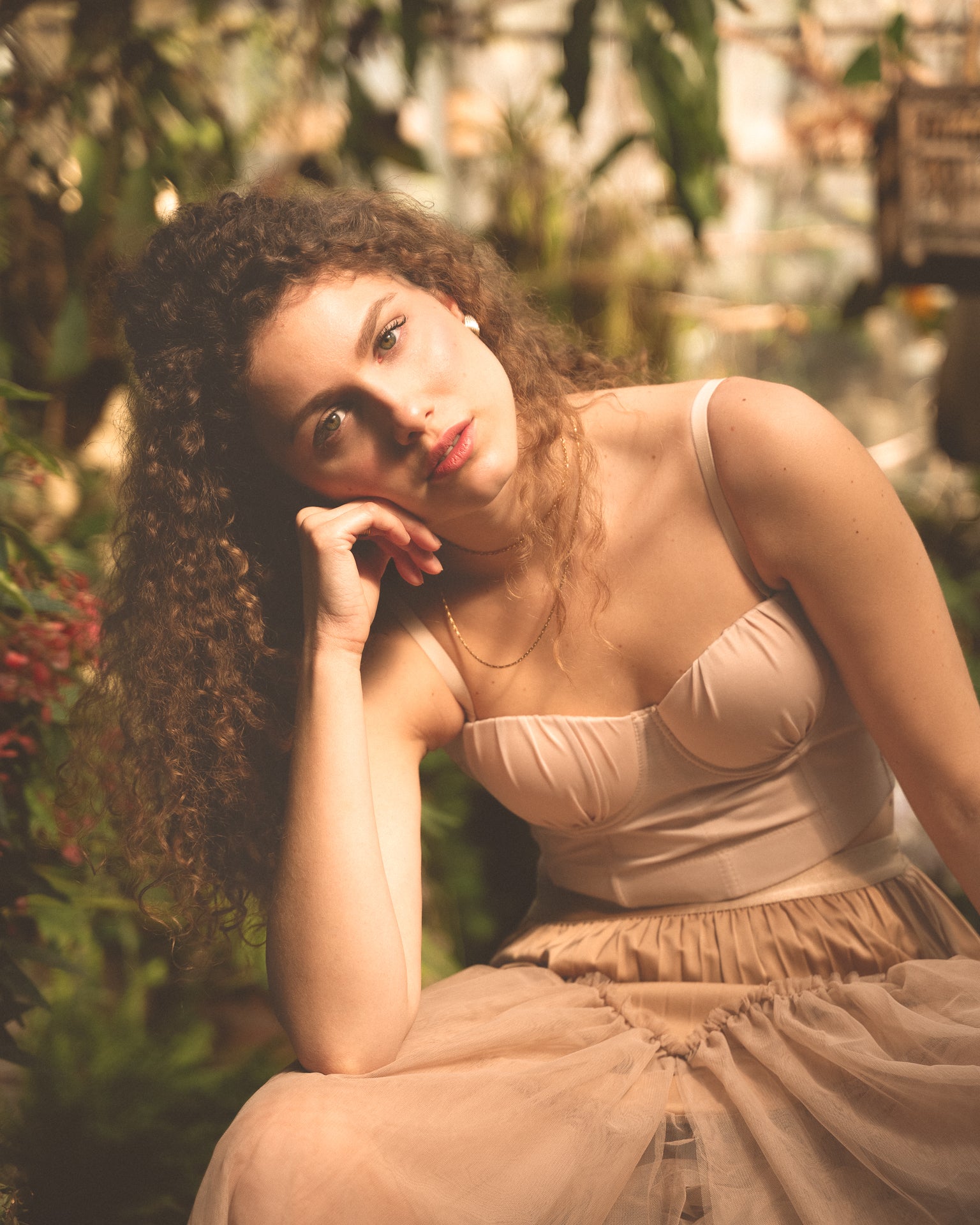 Corpetto da donna color nude Samanta