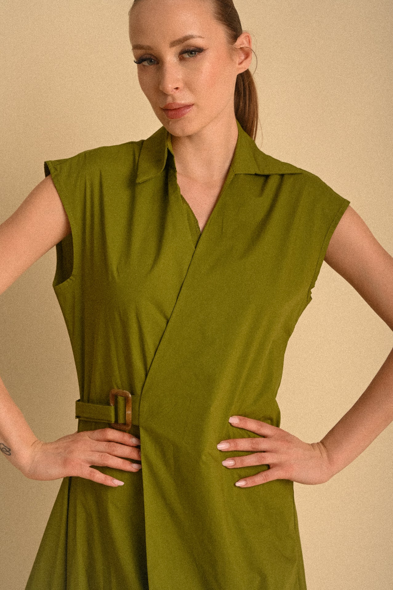 Abito Kyoto Midori verde muschio