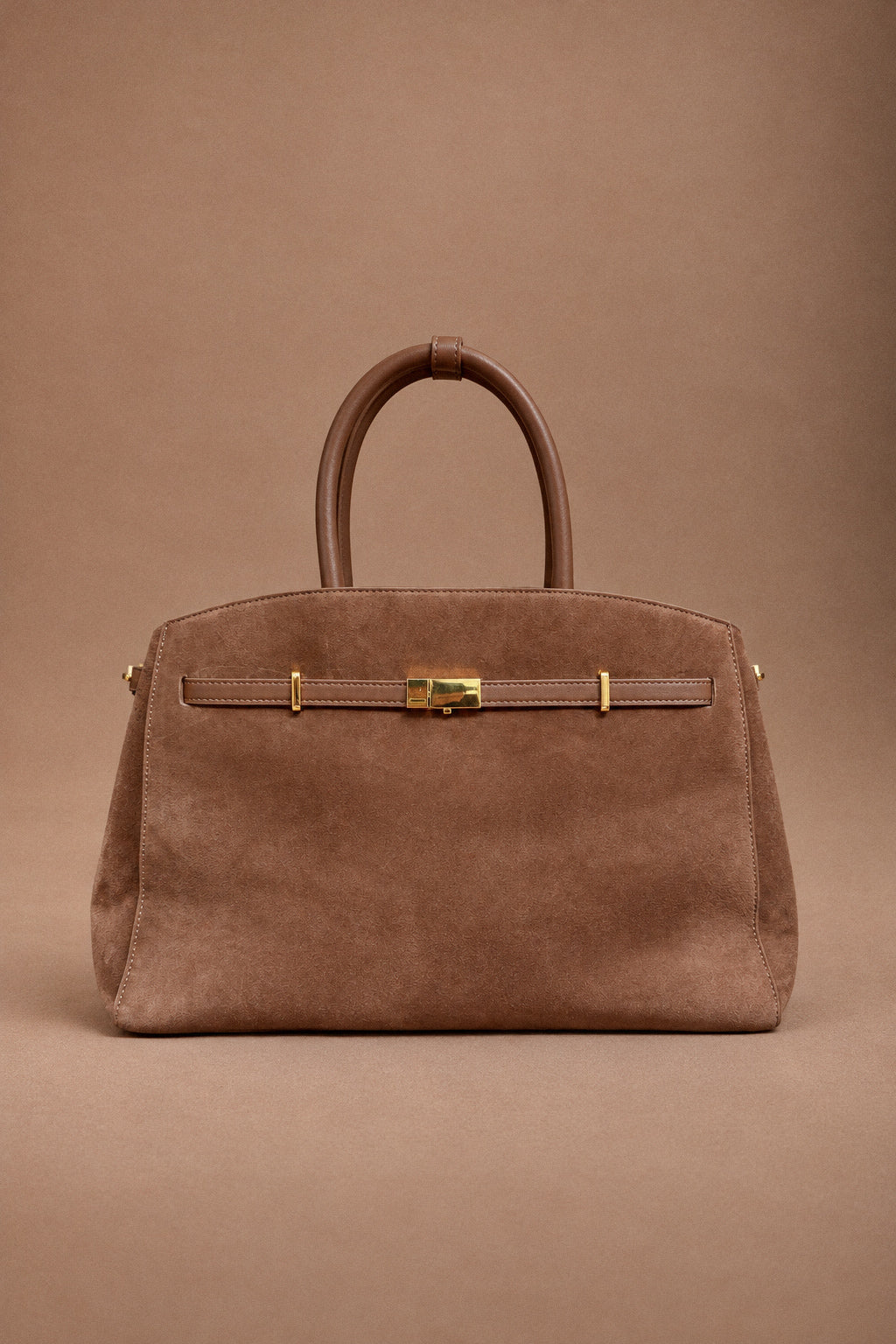 Borsa Louise in camoscio color marrone
