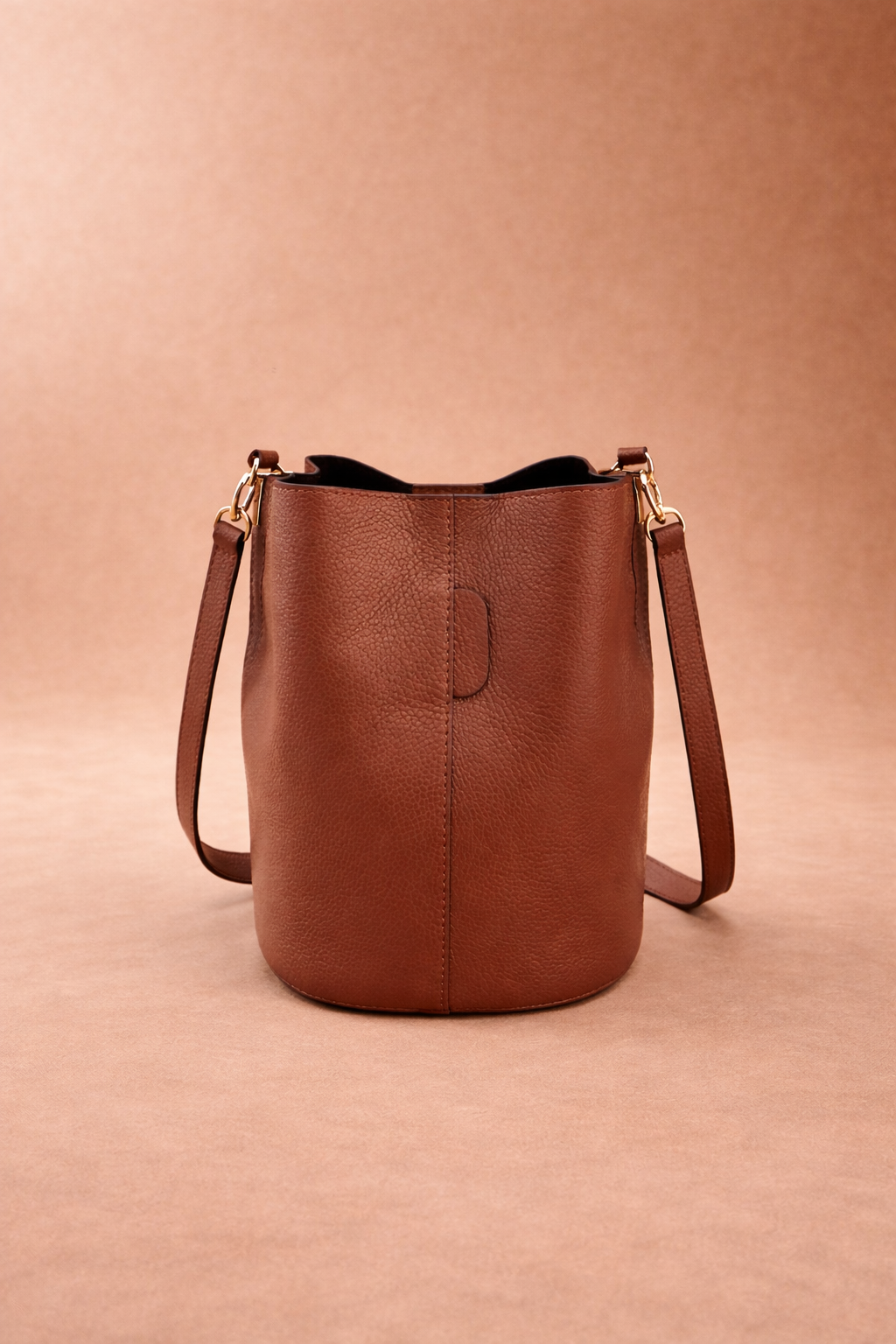 Borsa Secchiello Amelia Donna in Vera Pelle cuoio