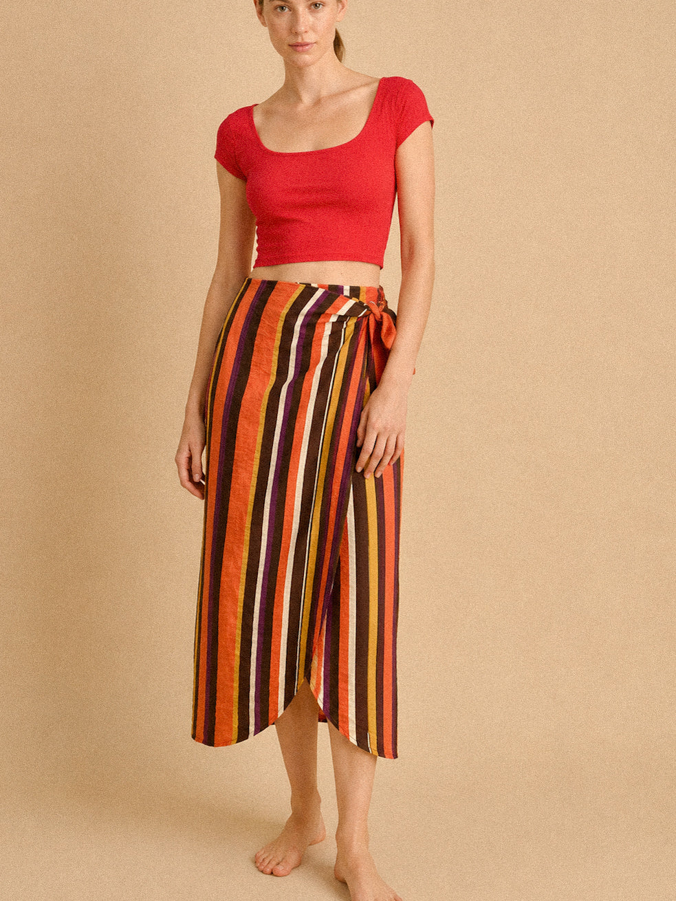 Gonna Portafoglio Donna Sunset Stripes Righe Multicolor