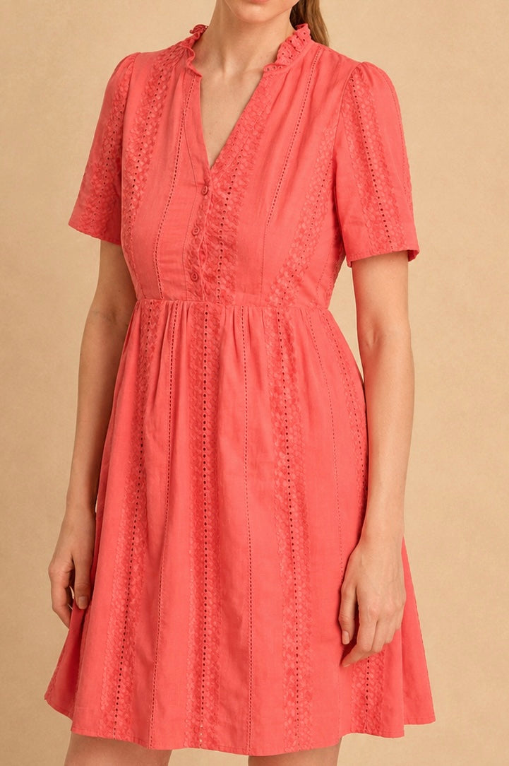 Abito Corto Sangallo Coral Charm