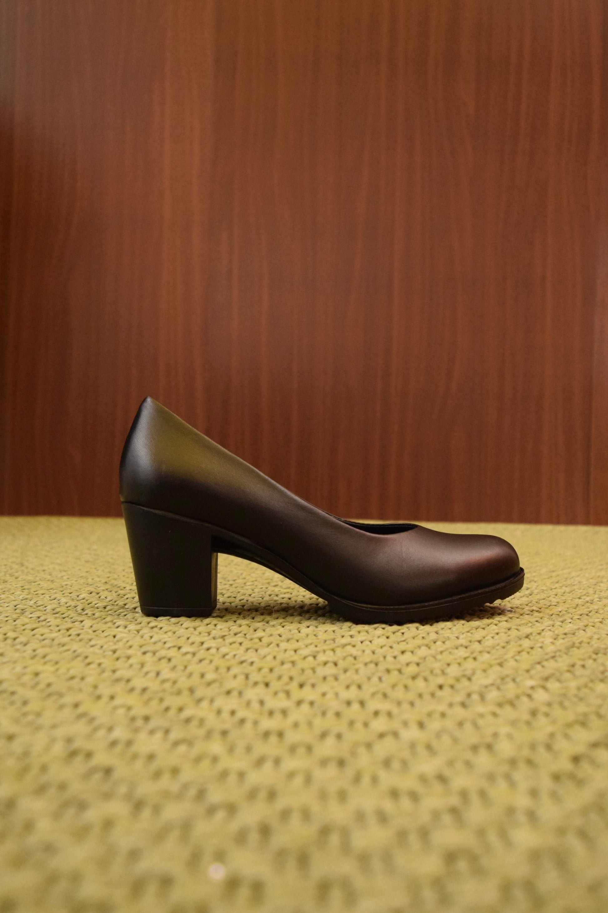 Décolleté Nere Donna in Vera Pelle con Tacco Basso cm Scarpe