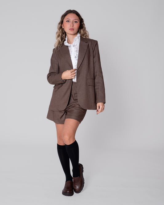 Blazer marrone Adeline