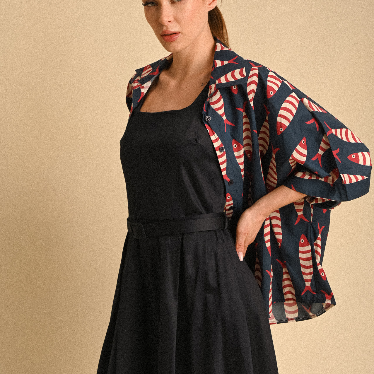 Camicia Miami overall Sardines in Cotone