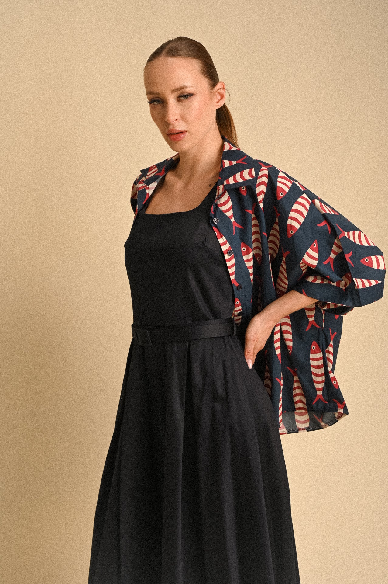 Camicia Miami overall Sardines in Cotone