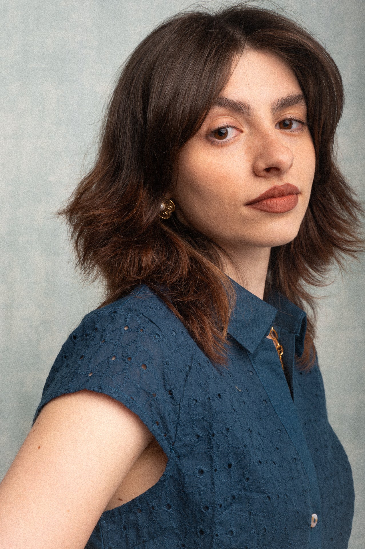 Abito chemisier Patricia blu