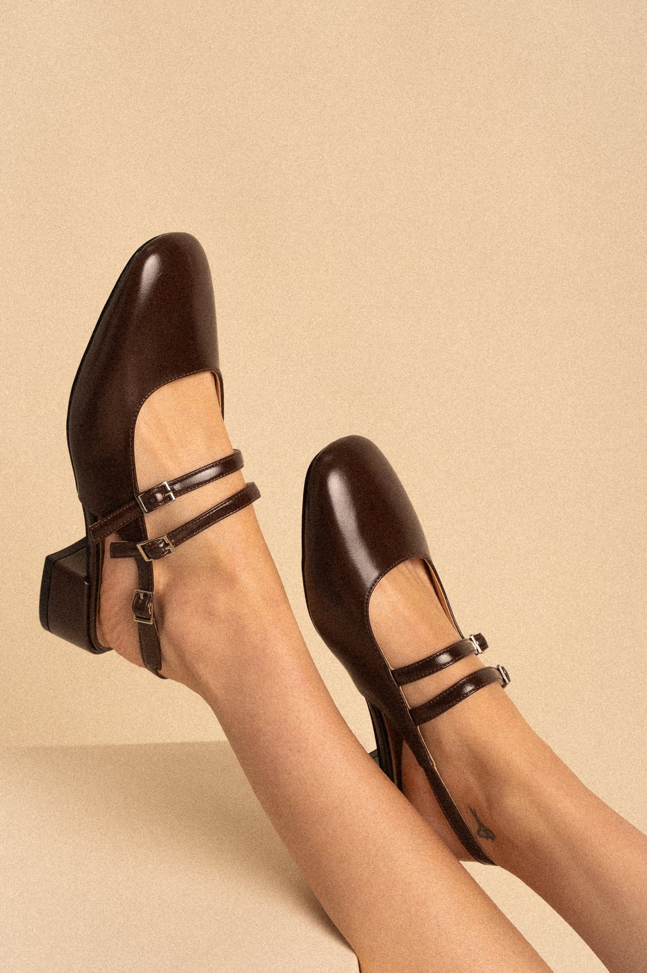 Mary Jane Donna Testa di Moro Midtown – Décolleté con Cinturini e Tacco 4 cm