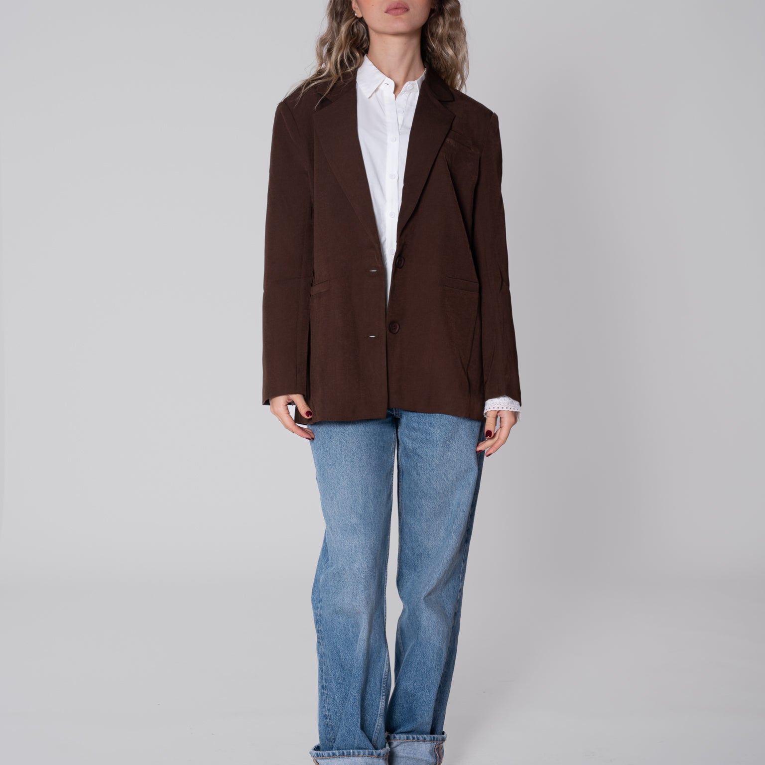 Blazer Susy color cioccolato