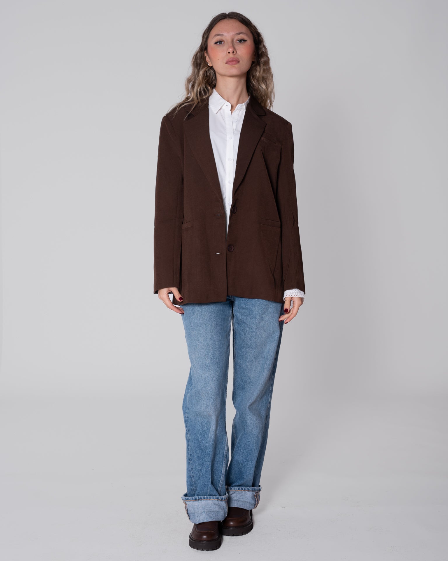 Blazer Susy color cioccolato