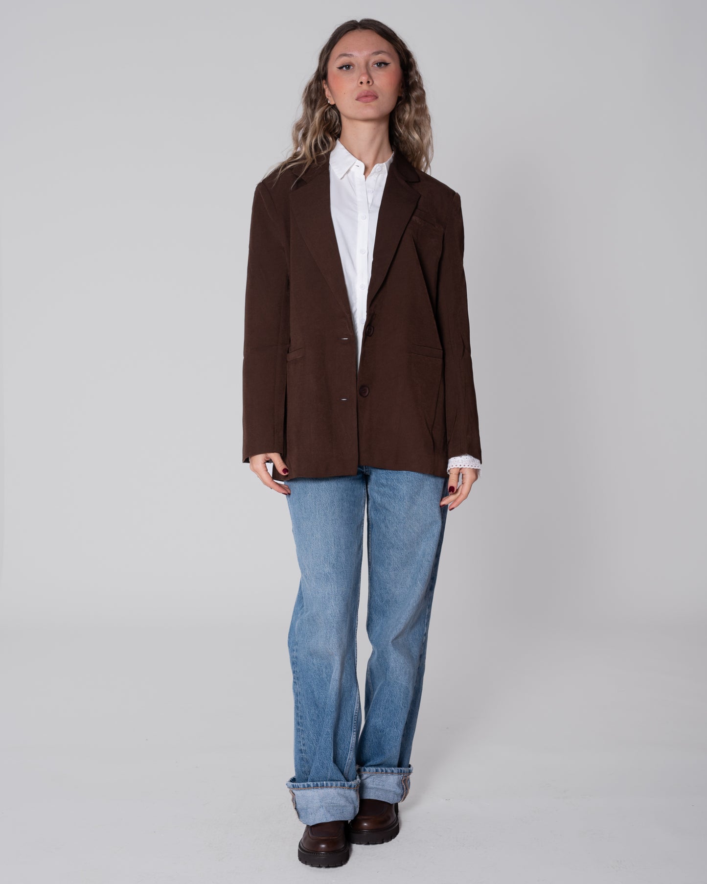 Blazer Susy color cioccolato