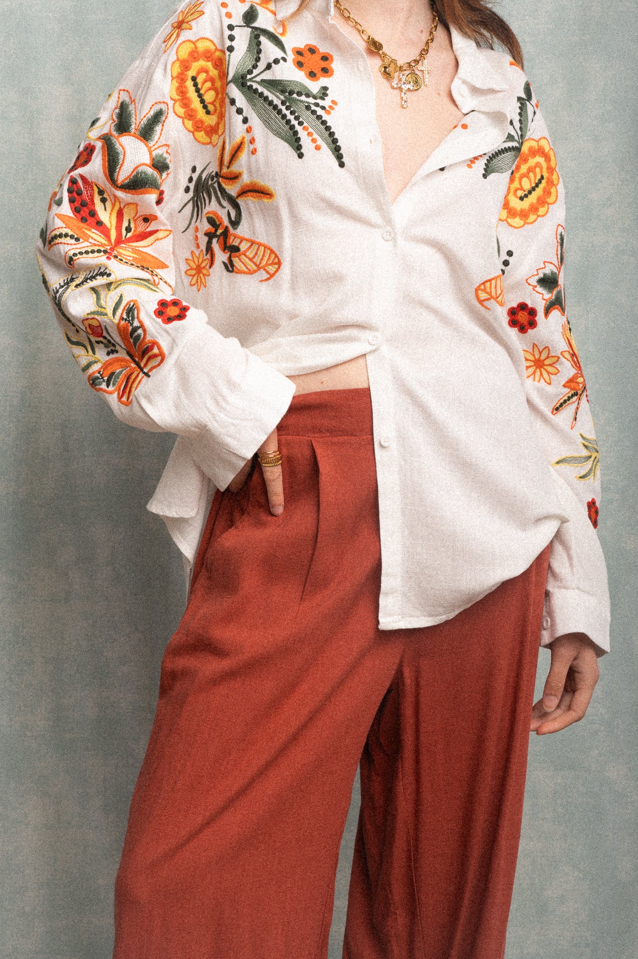 Camicia Justine a fantasia