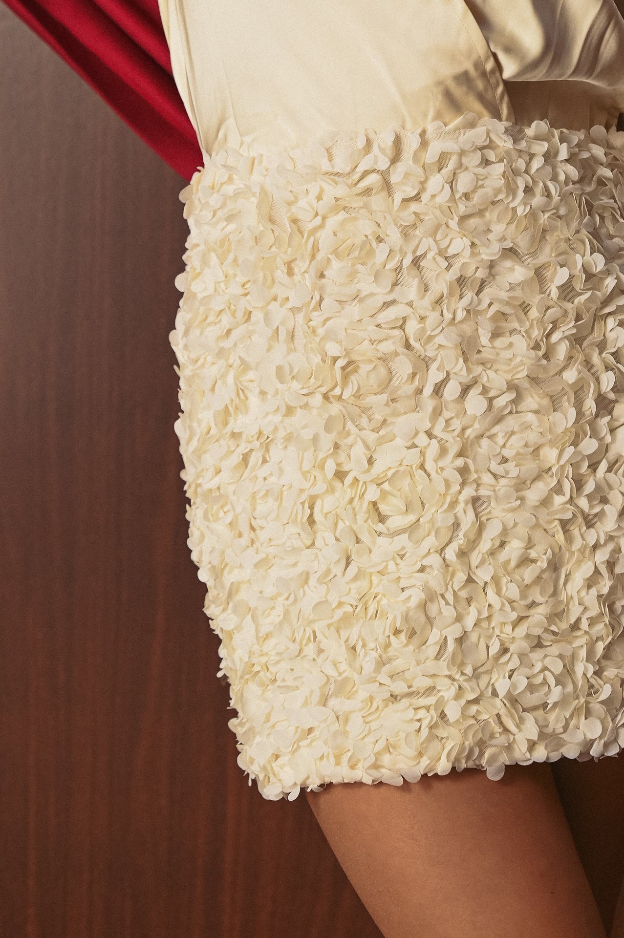 Mini Abito Donna Gonna a Fiori | Vestito Panna Scollo V | Fantasia Floreale Romantica