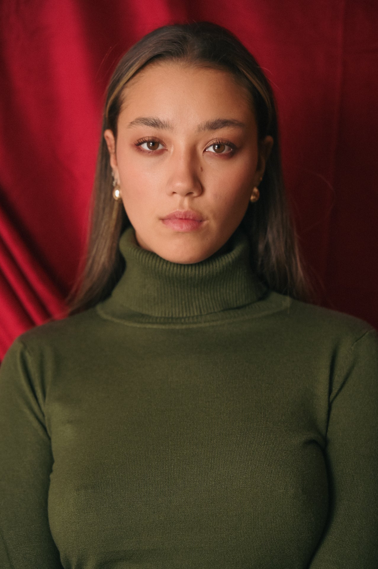 Dolcevita Donna Liscio in Misto Viscosa 50% | Collo Alto a Costine | Maglia Aderente