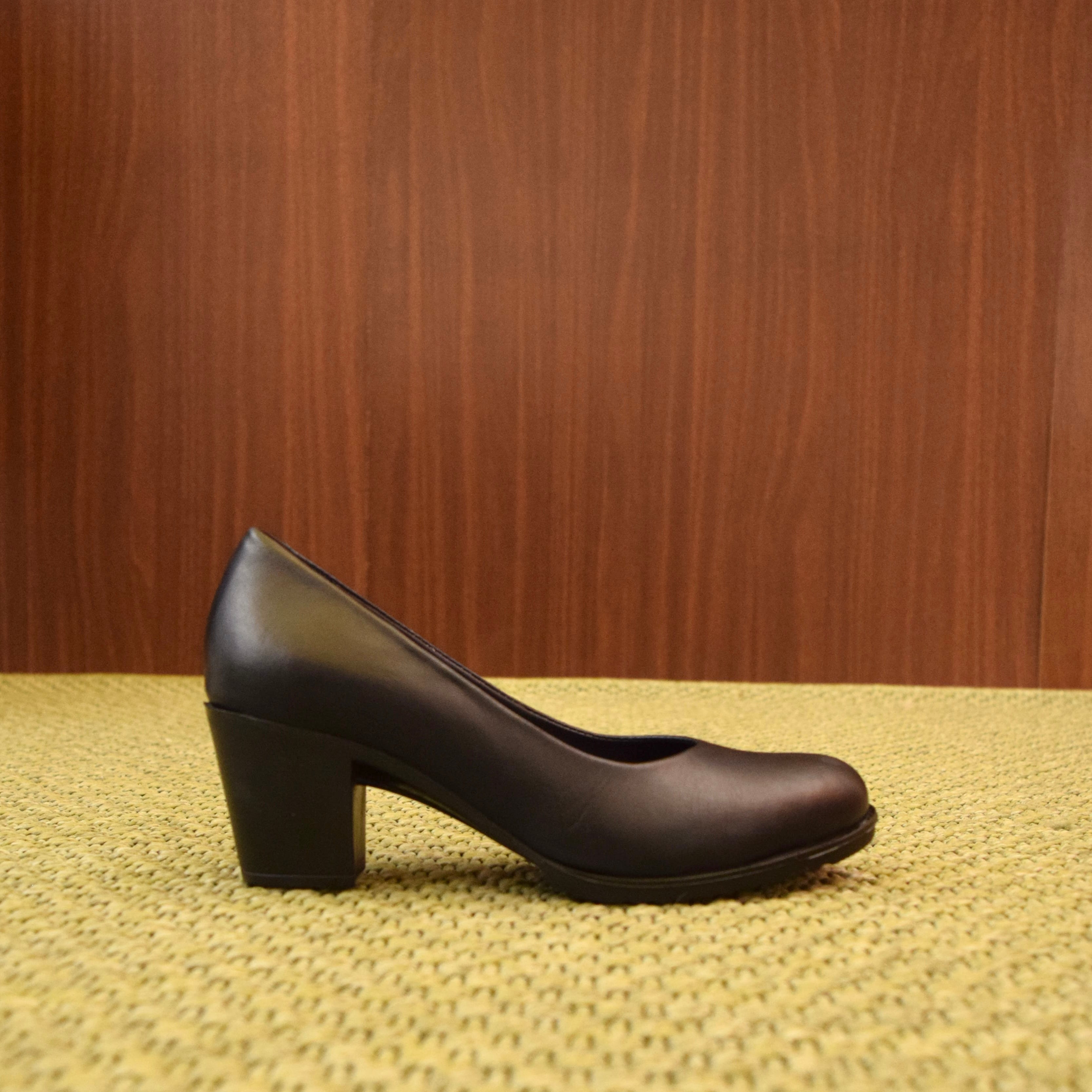 Décolleté blu notte Donna in Vera Pelle con Tacco nero | Scarpe Classiche da Ufficio
