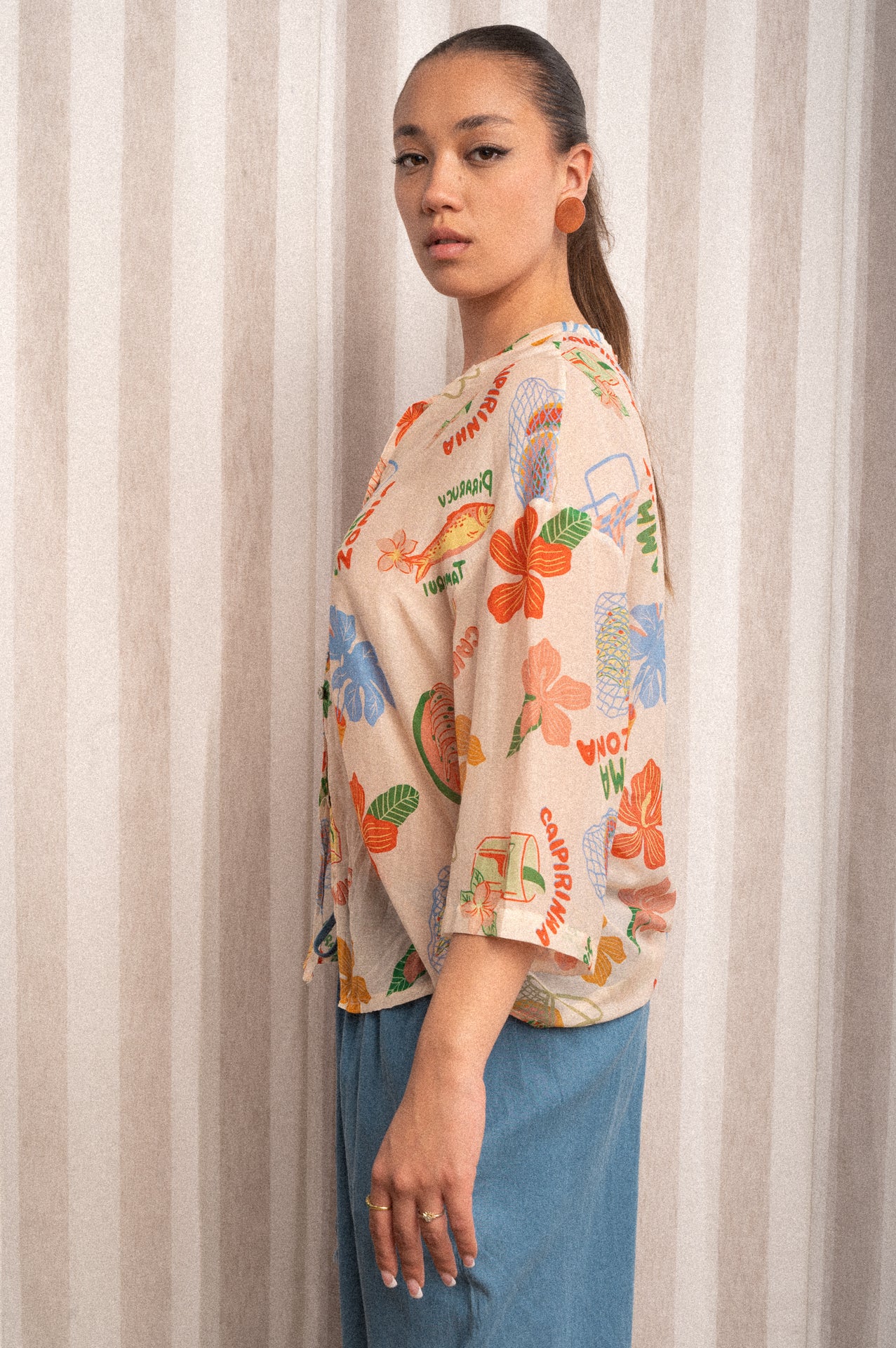 Camicia Amazzonia a fantasia