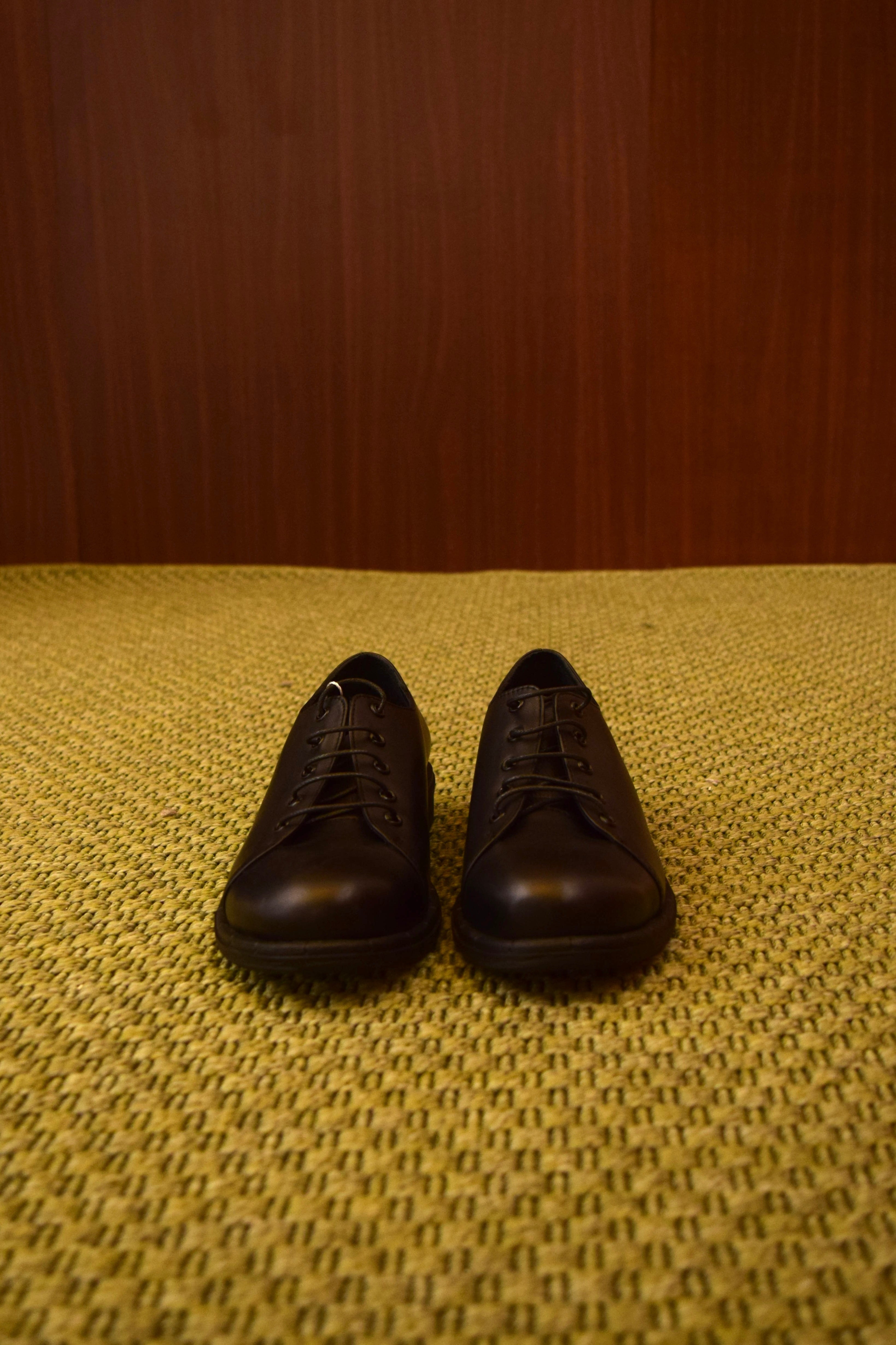 Scarpa derby stringata nera