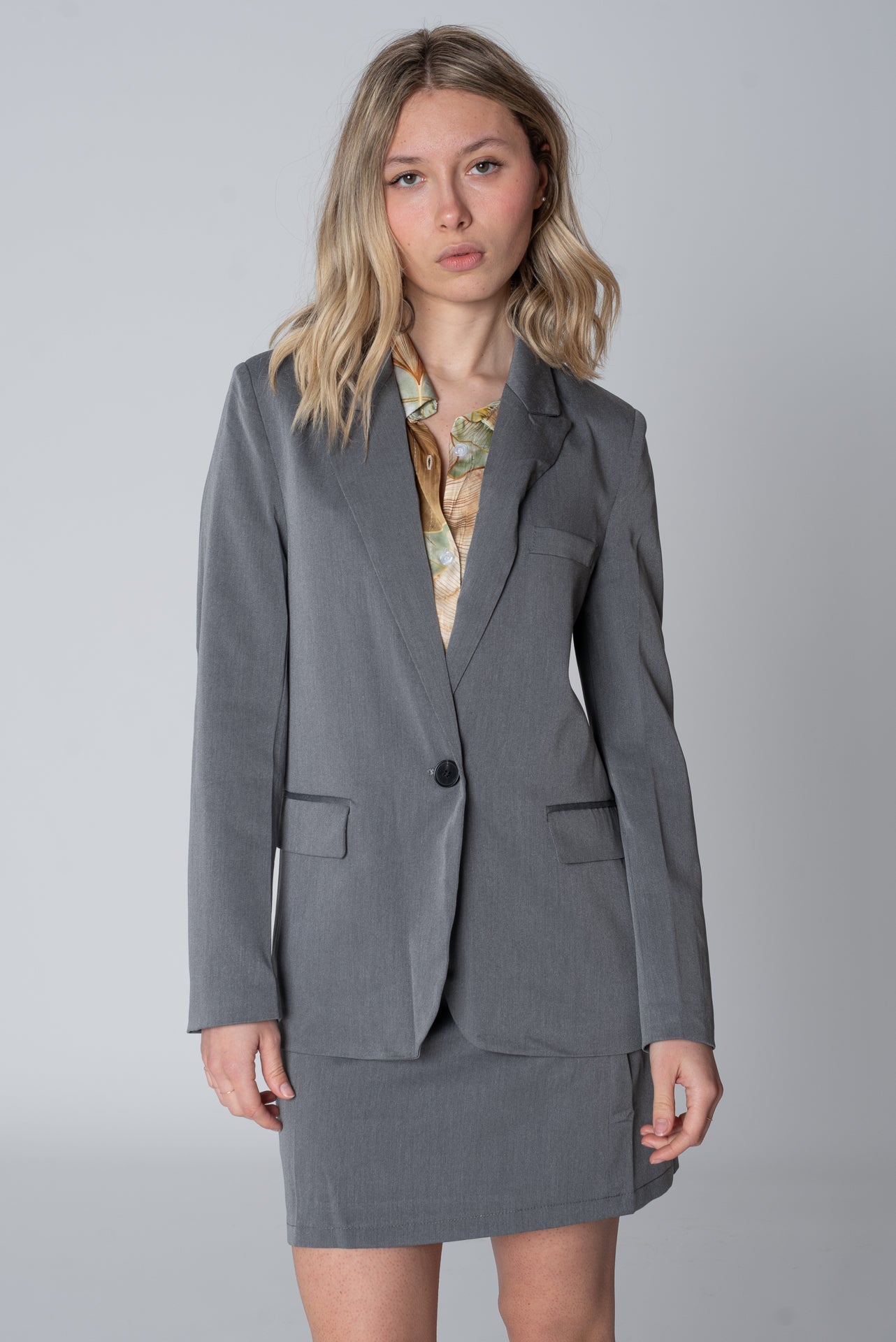 Blazer grigio Beatrice - Unico Officina Di tendenza